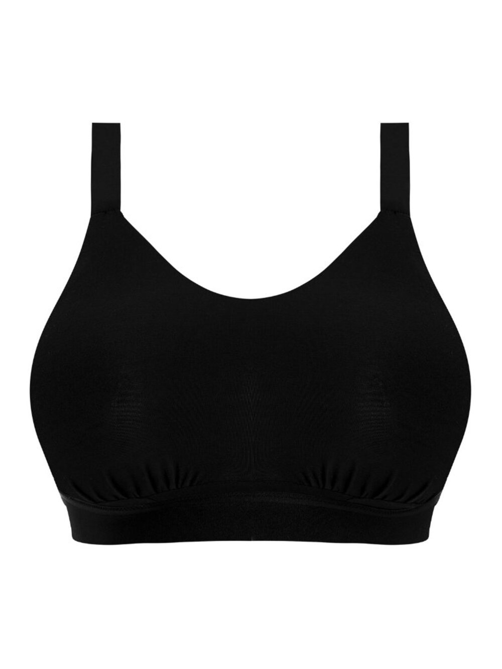 Elomi Downtime ✨ Non-Wired Bralette Black 34M/N US NWT - Picture 3 of 6